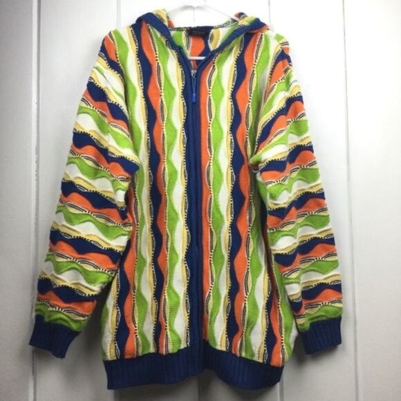 Bluez 3D Knit Sweater, Size Large - Picture 1 of 9